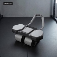 CHiWANji Four wheel ab roller with grooved wheels; four wheel ab roller with Black