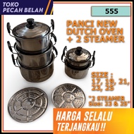 New 17/25 Pan + Steamer Dutch Oven 555 ORIGINAL