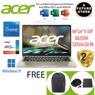 Acer Swift 3 SF314-512-577V 14'' QHD Laptop Haze Gold ( I5-1240P, 8GB, 512GB SSD, Intel, W11, HS )