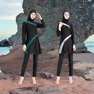 Women Baju Renang Muslimah Set Long Sleeve With Hijab Muslimah Swimming Suit Woman Full Coverage Plus Size Swimsuit