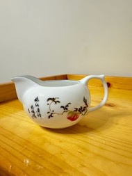 辰光陶瓷小號花梔子花桃福祿壽蓋碗公道杯青花瓷分茶器公杯茶杯Gardenia jasminoides Flowers peaches blessings, longevity porcelain 8 t