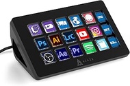 A.JAZZ AKP153 Stream Studio Controller Stream Deck-Type-c Wired with 15 Macro LCD Key&1 Side Screen