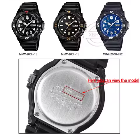 Watch Accessories For Casio MRW-200H Watch Band Mens Women's Sports Waterproof Replacement Resin Str
