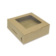 Brownie Box 1 Piece (BK50W-K01) Kraft 555 Paperplus (20 Pieces/Pack) Jade Online