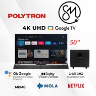 LED TV Polytron PLD 50BUG5959 Android Smart soundbar 50 inch UHD 4K