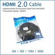 High Quality HDMI 2.0 Cable 3/5/10/20meters [1080P/5.0MP(2K)/4K Resolution Support]