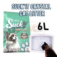 OzPro Suck'it Crystal Cat Litter 6L - Pasir Kucing Kristal