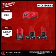 Milwaukee M12/M18 Battery &amp; Charger