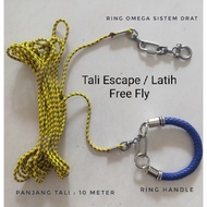 Anti Escape Rope Perusik Rope Train Birds for Large Parrot Macaw