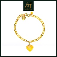 Emas Elfa Gelang Tangan Elfa Emas (7.93g) Gold Plated Bracelet Paperclip Daily Wear R1