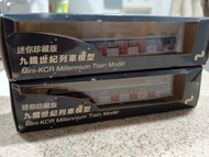 九廣鐵路九鐵世紀列車模型迷你珍藏版 MiniKCR Millennium Train Model MTR地鐵 港鐵