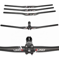 UNO 760/780/800mm Bicycle Carbon Handlebar MTB 31.8mm Bike Carbon Fiber Handlebar