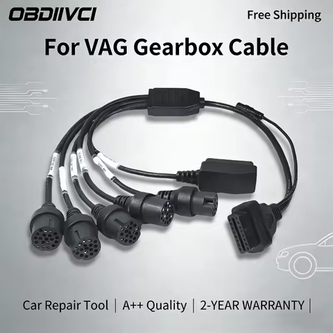 Newest Gearbox Cable for VAG Diagnostic Cable Adapter for DQ250 DQ200 VL381 Read and Write Work for 