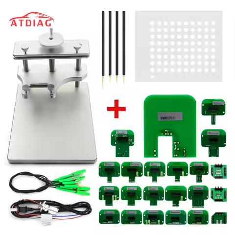 LED BDM FRAME BDM Probe aluminium Stainless Steel With 22pcs BDM Adapters For KESS FGTECH ECU Progam