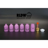 (SMALL BODY)welding tig argon 54N 45V26 wp17/18/26 ceramic seramic nozzle gas lens cup