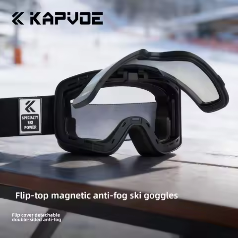 KAPVOE Ice Wing Ski Goggles Sports Outdoor Anti-Fog Snow Snowboard Skiing Windproof
