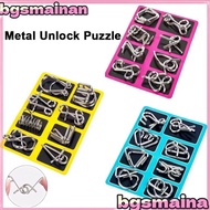 Ready Metal Puzzle 3D Metal/8in1 Metal Puzzle/ Brain Game Practice Sharpening IQotak/ Metal Wire Puz