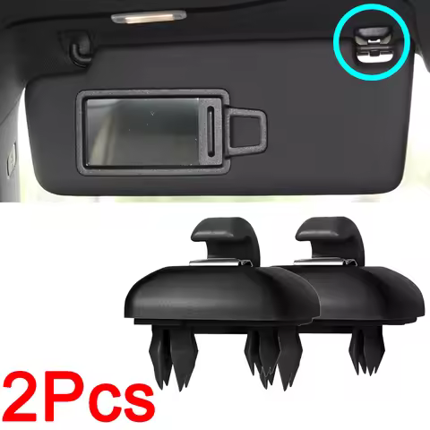 2Pcs Sun Visor Clip Hook Buckle Interior Bracket for Audi A1 A3 A4 A5 Q3 Q5(8E0857562)A7 B6 B7 B8 S4
