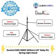 Dearkol DMZ-3000P 2830mm / DMZ-3800P 3650mm Spring Light Stand
