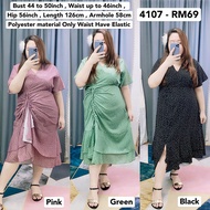 Ready Stock Plus size * Bust 44 to 50inch / 112 - 127cm (4107)