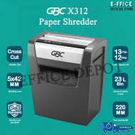 GBC X312 Paper Shredder / Sheet Shredding Machine
