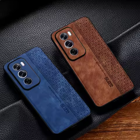 Leather Phone Case for OPPO Reno 12 Pro Shockproof Case for OPPO Reno 8 9 10 11 Pro Plus Camera Prot