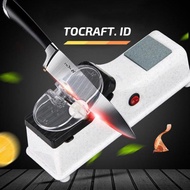 PENGASAH | PENGASAH PISAU GUNTING LISTRIK USB OTOMATIS ELECTRIC KNIFE SHARPENER | • AWET • MUDAH D