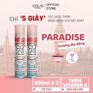 Combo 2 Chai Dầu Gội Colab Paradise - Bổ Sung Vitamin E & Vitamin B5 Phục Hồi Tóc Bồng Bềnh Dành Cho