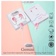 Lovense Gemini App-controlled Adjustable Vibrating Nipple Clamps