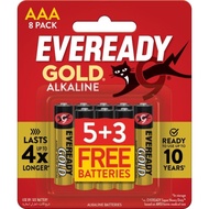 EVEREADY Gold Batteries AAA 5's Free 3's