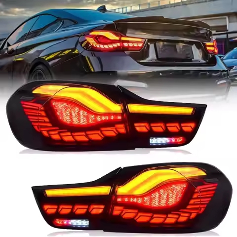 Tail Light BMW F32 4PCS LED Tail Lamps for BMW F32 F36 425i M4 GTS LED Tail Light Rear Fog Brake Tur