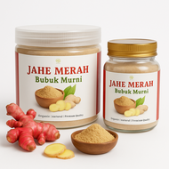 COD Bubuk Jahe Merah Asli Original / Jahe Merah Alami Original Berkhasiat / Jahe Merah Bubuk Herbal 
