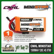 CNHL MiniStar 1500mAh 14.8V 4S 120C Lipo Battery with XT60 Plug