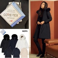 全智賢同款  韓國 NEPA 羽絨  中長版  女裝  羽絨 Black / Ivory / Navy   4-in-1  一衣4穿  羽絨+外套   90%鵝絨 保暖  Gore-Tex外套 防風防