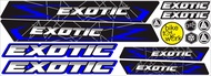 SET STICKER EXOTIK BUAT SEPEDA UNIVERSAL POLET MOTIF STIKER BIKE LIS SEPEDA STRIPING MOTIF STIKER EX