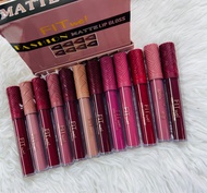 12PCS LIQUID LIPMATTE MATTE LIPSTICK FITME LIPMATTE