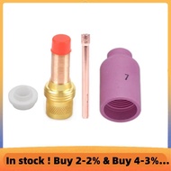 (E L X I) 4Pcs TIG Gas Lens KIT Size 3/32 inch 45V26 10N24 54N15 54N01 Fit TIG Welding Torch Accesso