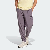 adidas ไลฟ์สไตล์ กางเกงคาร์โก Essentials Small Logo ผู้ชาย สีเทา JD1822