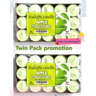 Tealight Candle (APPLE) 30PCS TWIN PACK PROMOTION (4 hours±) CJgY