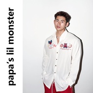 เสื้อแขนยาวผู้ชาย Contrast Innocent Elements นุ่ม