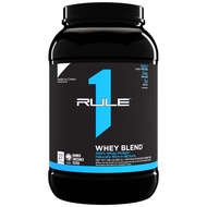 Rule 1 R1 Whey Blend, Vanilla Ice Cream - 1.96 lbs Powder - 24g Whey Concentrates, Isolates & Hydrol