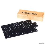 Black Domino Chess Toy Set With Wooden Chess Box