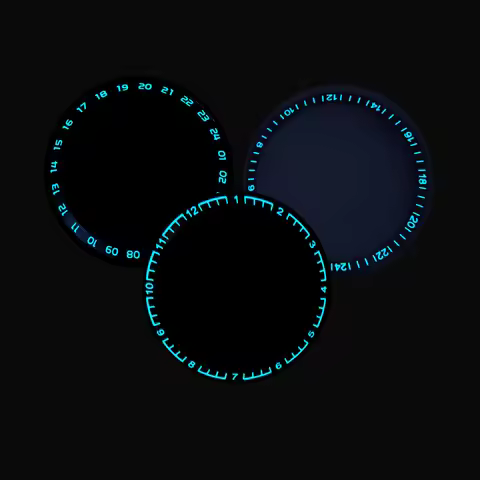 Customized SKX007 Watch Case Chapter Ring fits SKX007 SKX173 SPRD Watch Case 30.5mm Ring Diving Blue