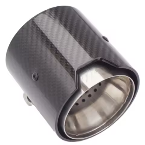 Genuine 1PCS Carbon Fiber Exhaust Tip Auspuffspitze For BMW M2 M3 M4 M135i M235i M140i M240i M335i M