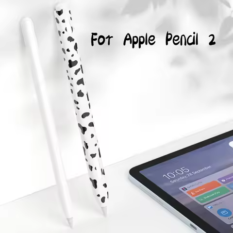 Luxury Cow Pattern Pencil Case For Apple Pencil Pro 2024 Cover Soft Pen Cases For Apple Pencil 2 2nd