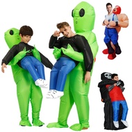 ET Alien inflatable suit Alien Monster Inflatable Costume Scary Green Alien Cosplay Costume For Adul