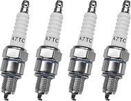 4PCS A7TC Spark Plug, Spark Plug Fit for GY6 Engine 50cc 70cc 90cc 110cc 125cc 150cc ATV Scooter Dir