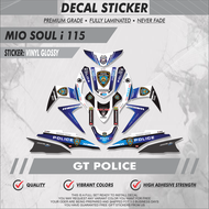 Mio Soul i 115 Decals - ( Gloss Vinyl high grade brand Sticker)