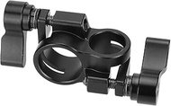 CAMVATE Standard 15mm to 19mm Rod Clamp Adapter Vertical Rail Block for DSLR Camera Cage Rig - 3041