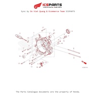 Left Engine Wall (E-19-20-B) HONDA Vision 110 (2023) Parts Catalog